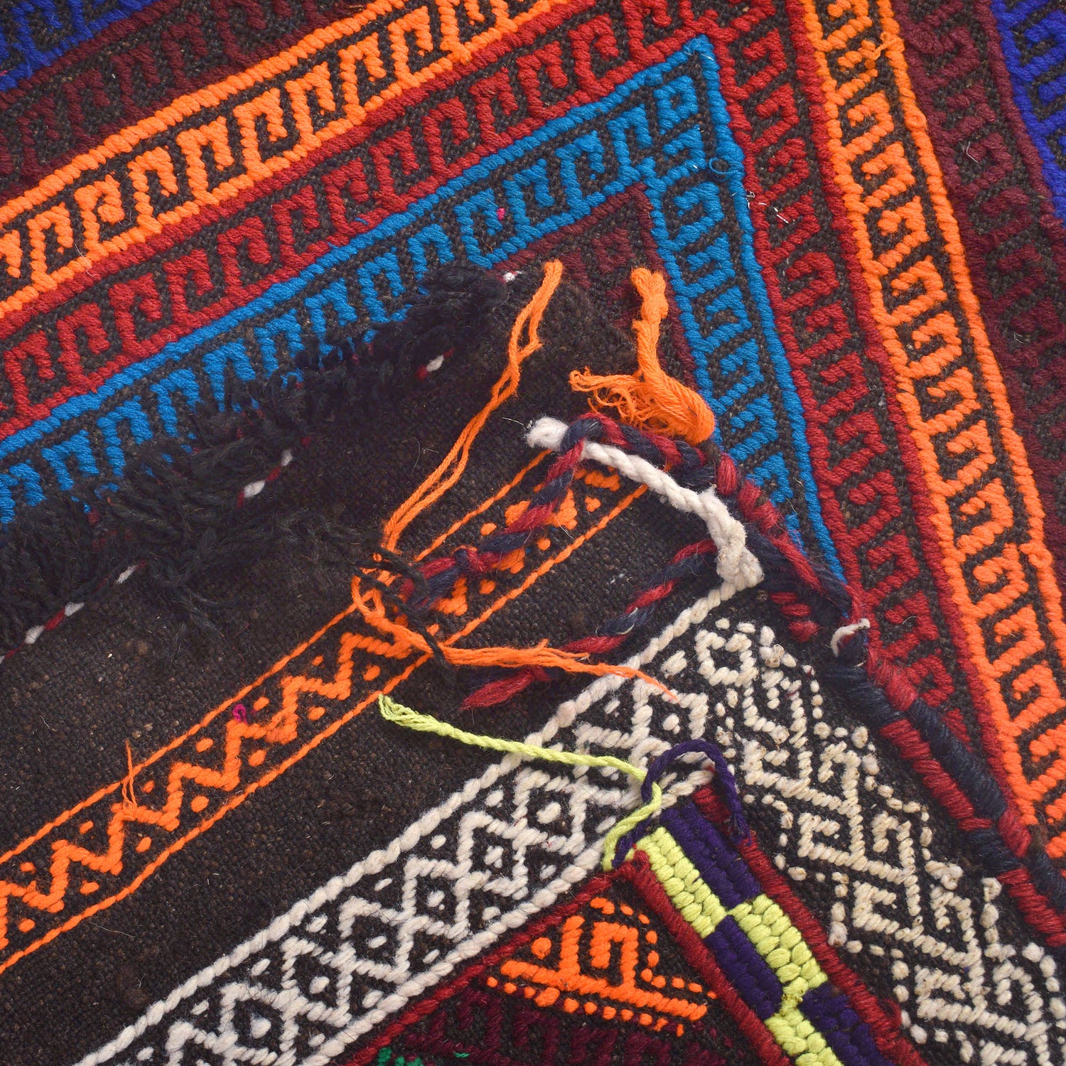 Suzuni Kilim Runner Handmade Multi 10' Runner