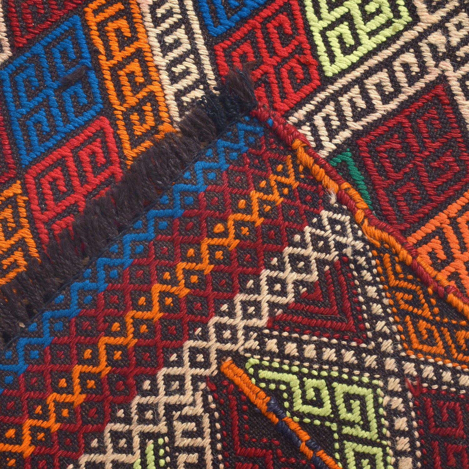 Suzuni Kilim Runner Handmade Multi 10' Runner