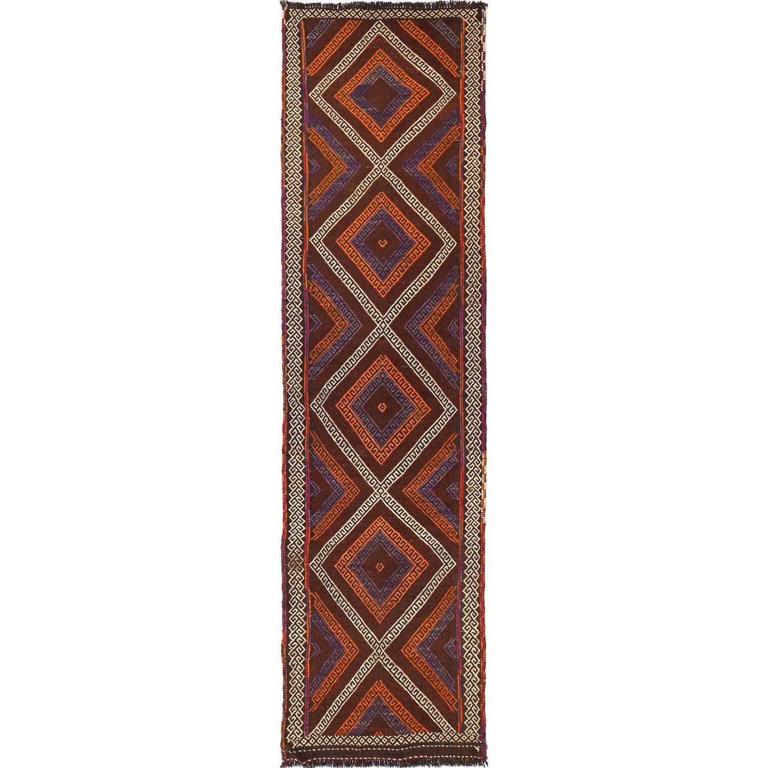 Suzuni Kilim Runner Handmade Multi 10' Runner
