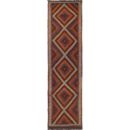 Suzuni Kilim Runner Handmade Multi 10' Runner
