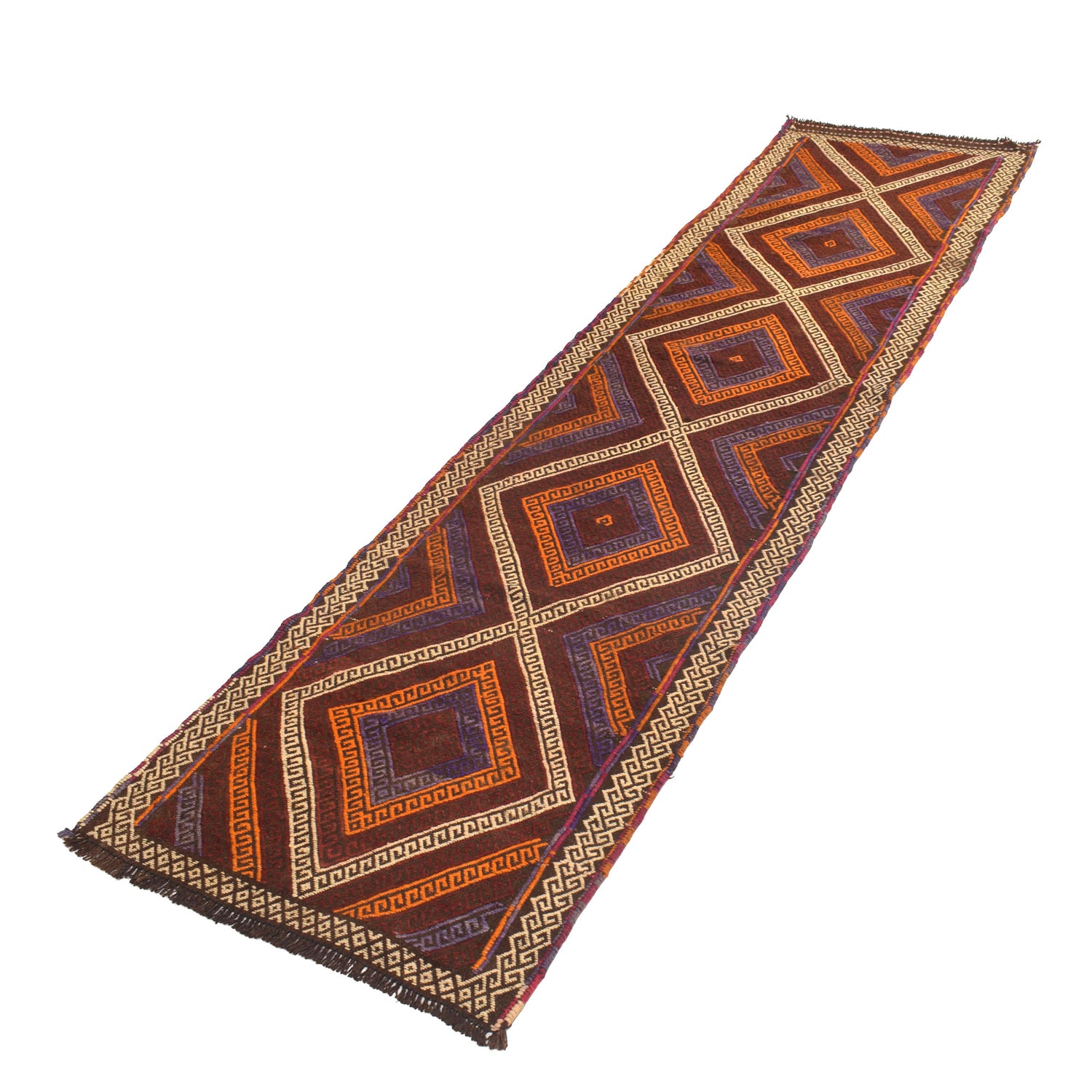 Suzuni Kilim Runner Handmade Multi 10' Runner
