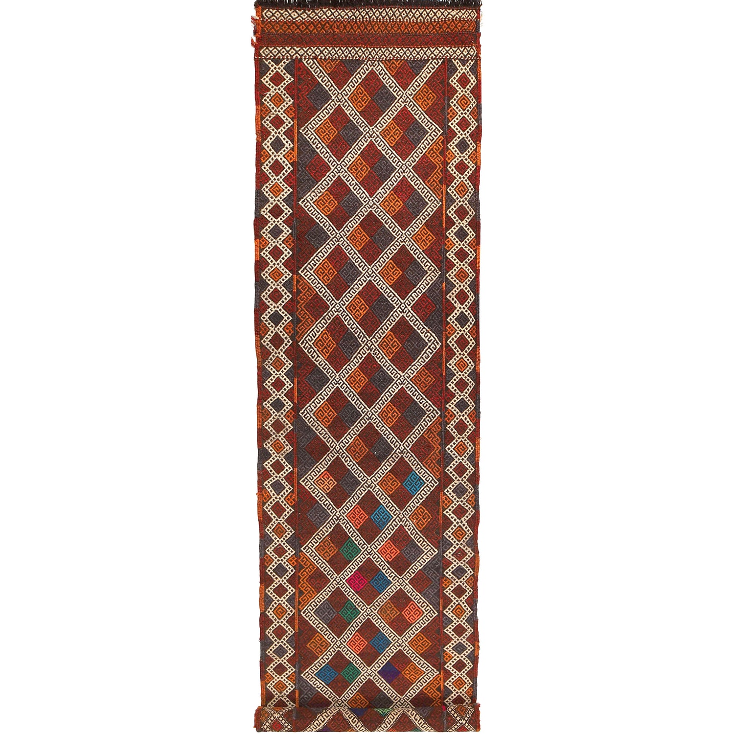 Suzuni Kilim Runner Handmade Multi 10' Runner