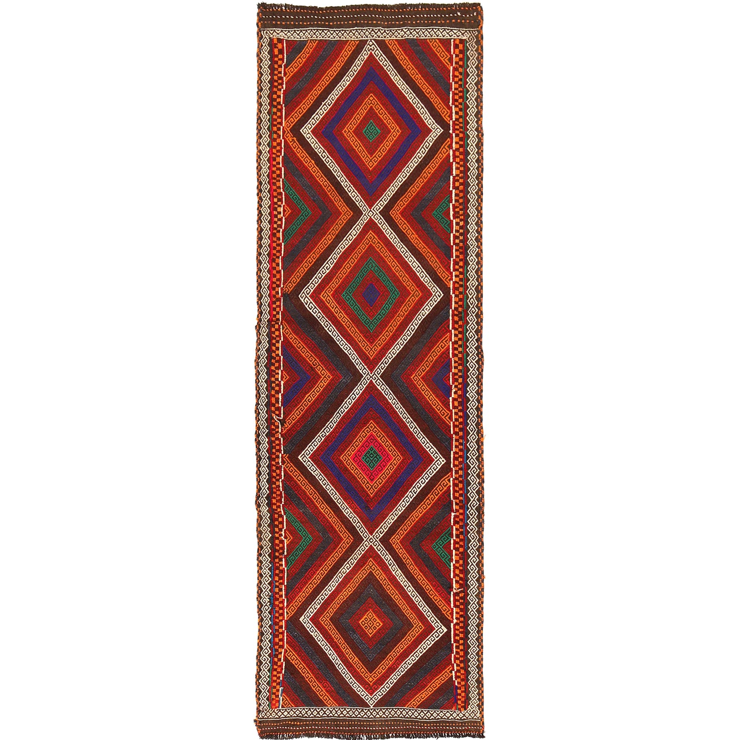 Suzuni Kilim Runner Handmade Multi 8' Runner