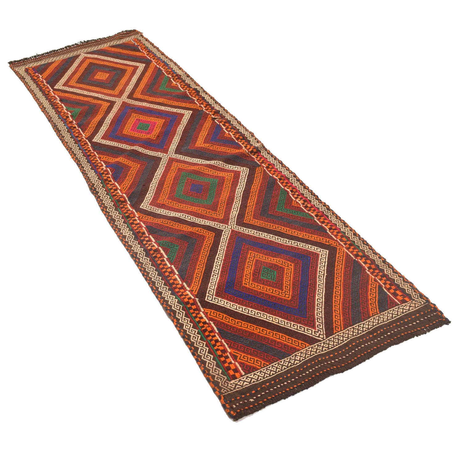 Suzuni Kilim Runner Handmade Multi 8' Runner