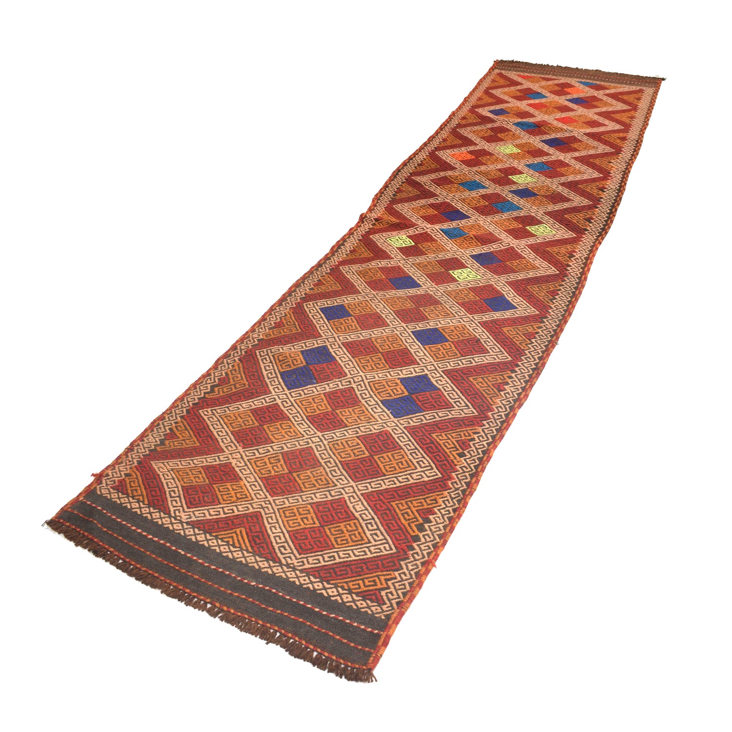 Suzuni Kilim Runner Handmade Multi 10' Runner