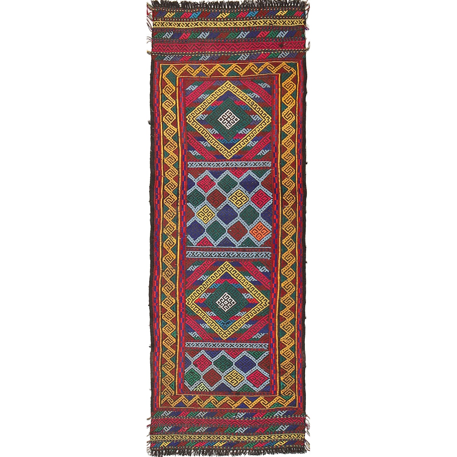 Suzuni Kilim Runner Handmade Multi 5' Runner