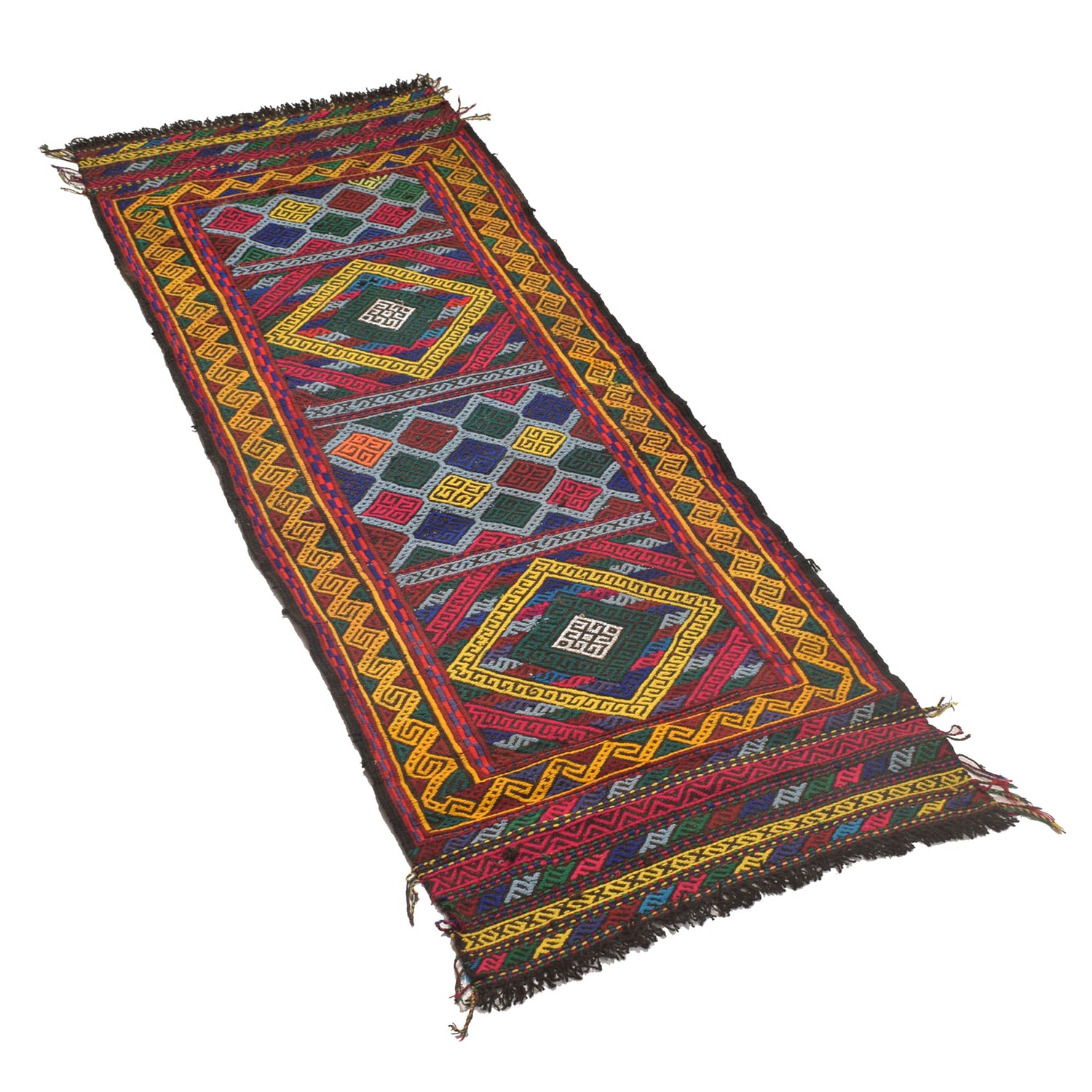 Suzuni Kilim Runner Handmade Multi 5' Runner