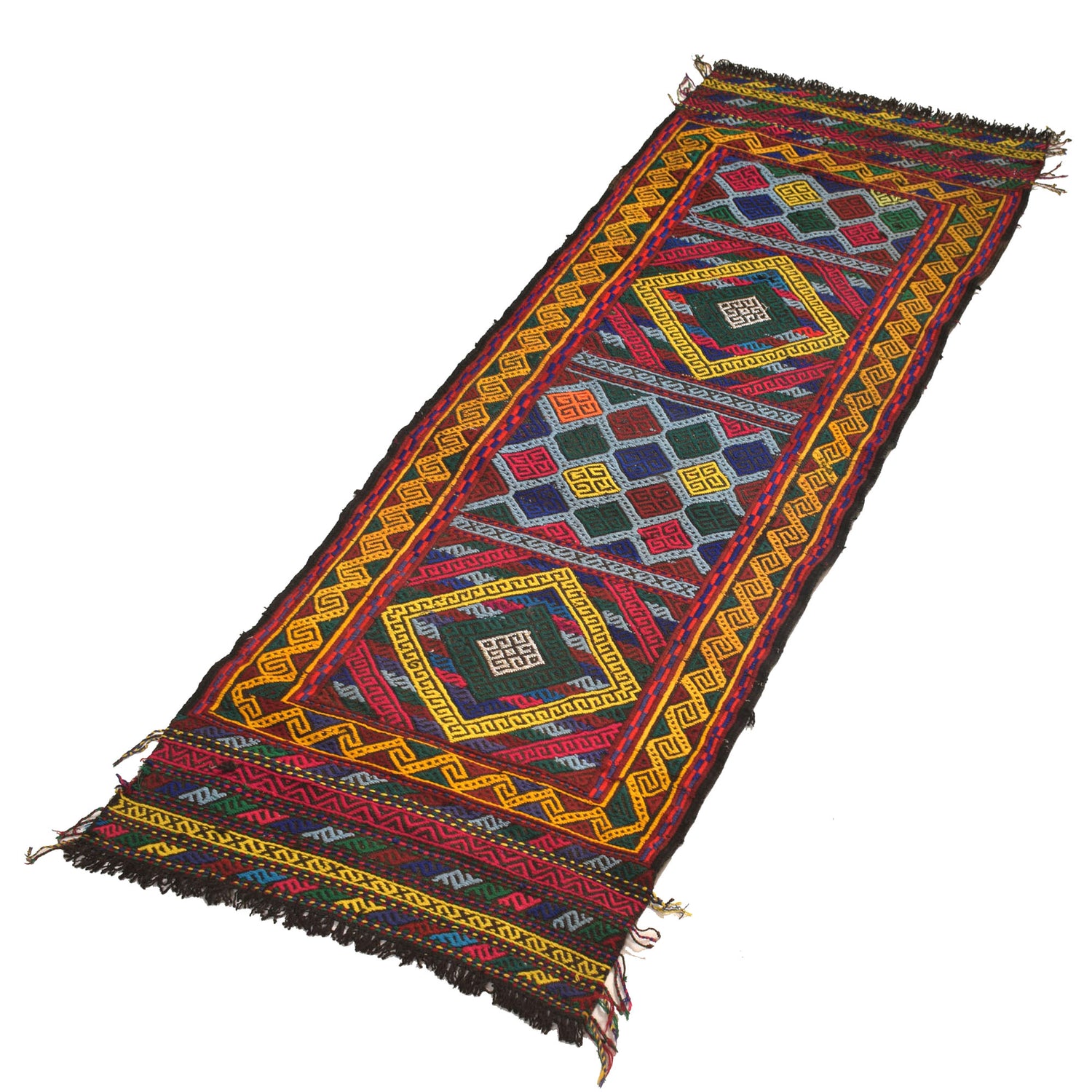 Suzuni Kilim Runner Handmade Multi 5' Runner