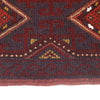 Mashwani Runner Handmade Deep Red Geometric 8' Runner