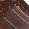 Mashwani Runner Handmade Deep Red Geometric 8' Runner