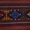 Laghari Kilim Area Rug Handmade Multi Geometric 4x7 ft