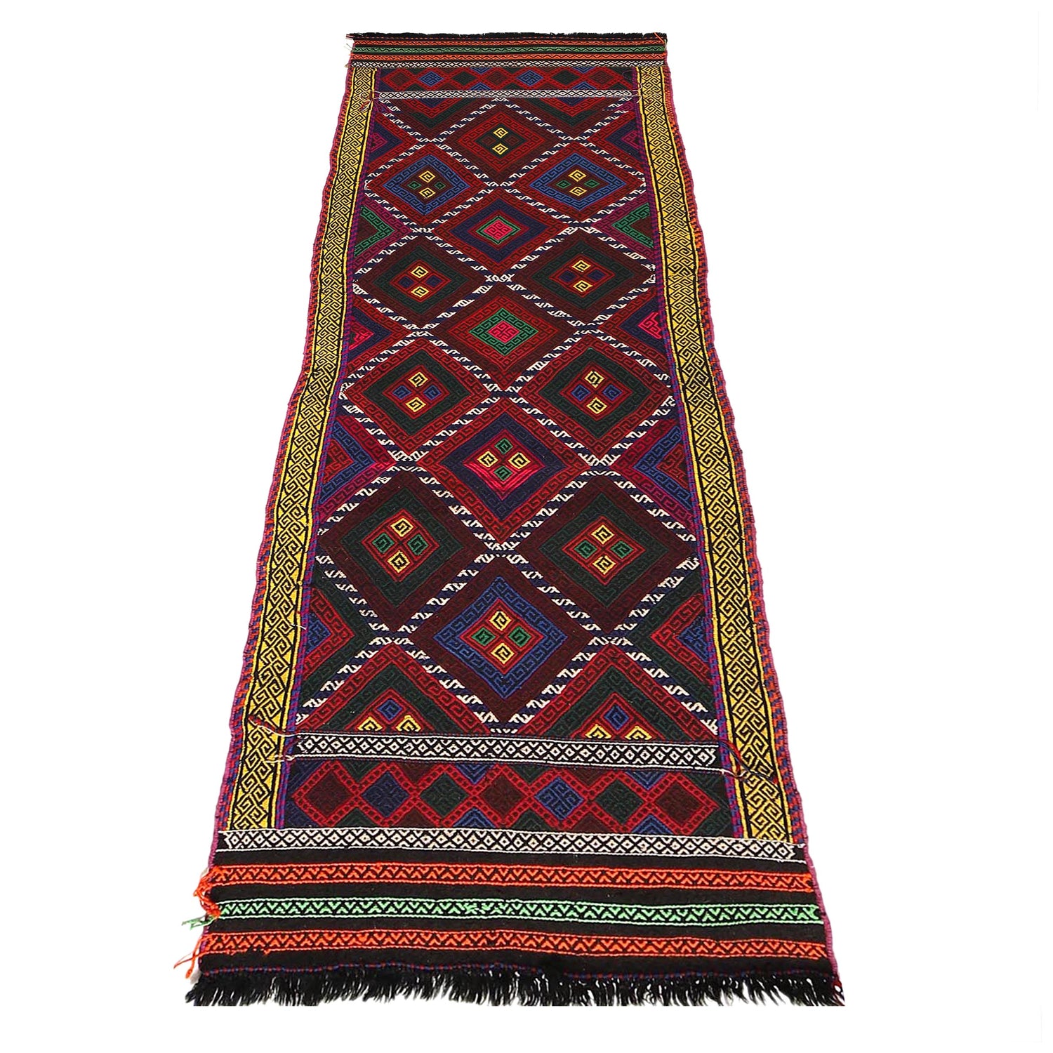 Suzuni Kilim Runner Handmade Multi 8' Runner