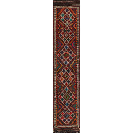 Suzuni Kilim Runner Handmade Multi 12' Runner
