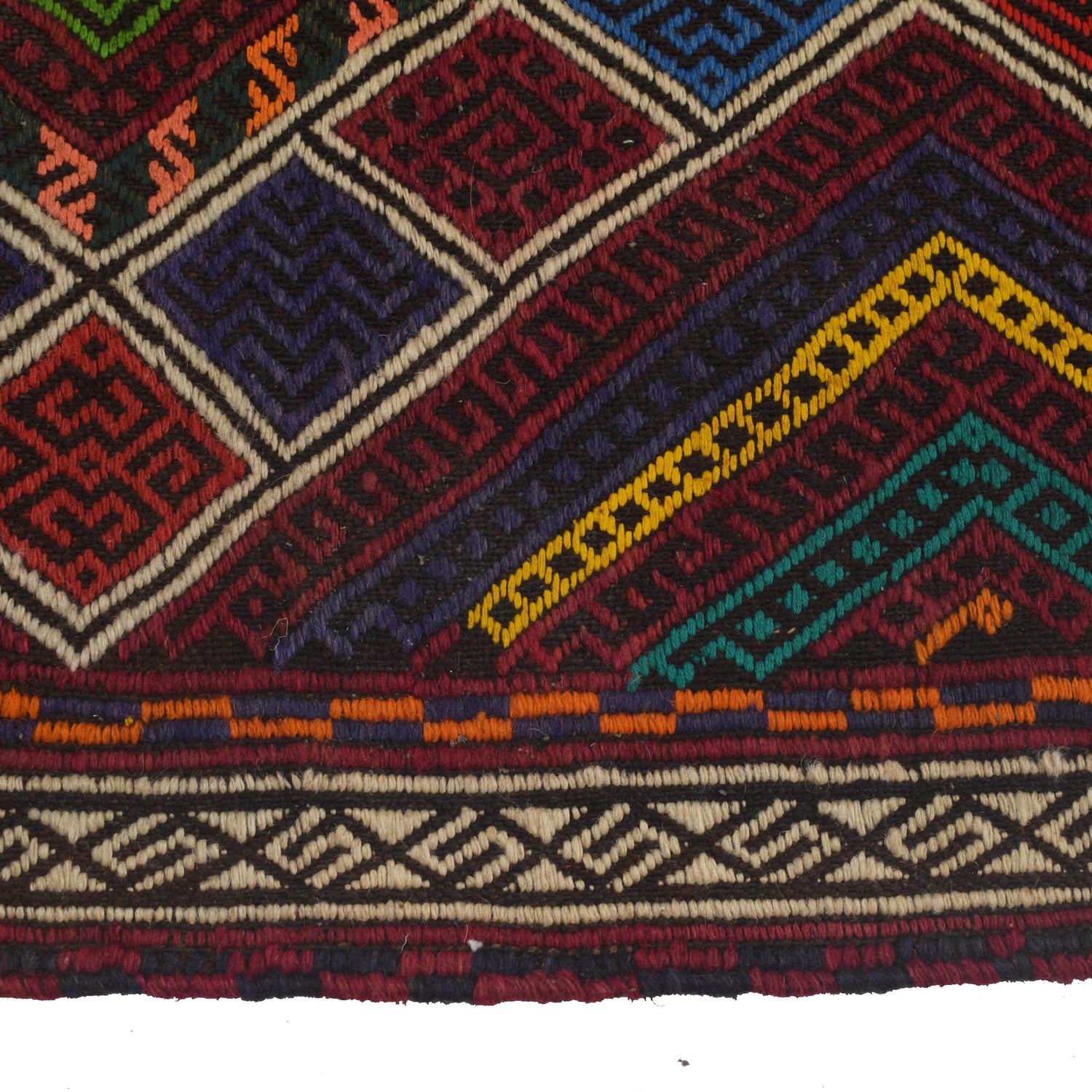 Suzuni Kilim Runner Handmade Multi 12' Runner