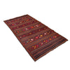 Laghari Kilim Area Rug Handmade Multi Geometric 4x7 ft