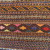Laghari Kilim Area Rug Handmade Multi Geometric 4x7 ft