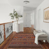 Laghari Kilim Area Rug Handmade Multi Geometric 4x7 ft