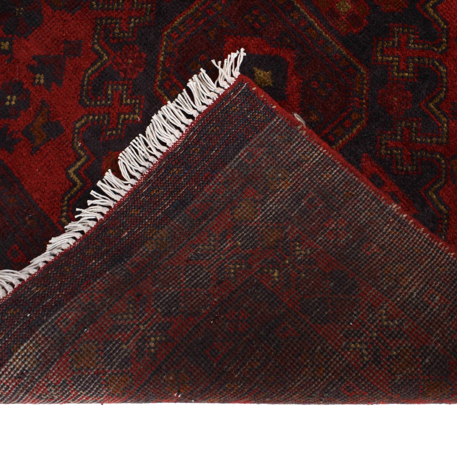 Khal Mohammadi Rug Handmade Red 3x5 ft