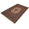Maliki Kilim Area Rug Handmade Multi Floral 4x6 ft
