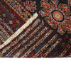 Maliki Kilim Area Rug Handmade Black Floral 4x6 ft