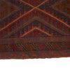 Mashwani Area Rug Runner Handmade Multi Geometric 13' Runner