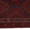 Mashwani Runner Rug Handmade Deep Red Geometric 8' Runner