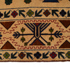 Kohistani Area Rug Handmade Beige Floral 6x9 ft