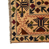 Kohistani Area Rug Handmade Beige Floral 6x9 ft