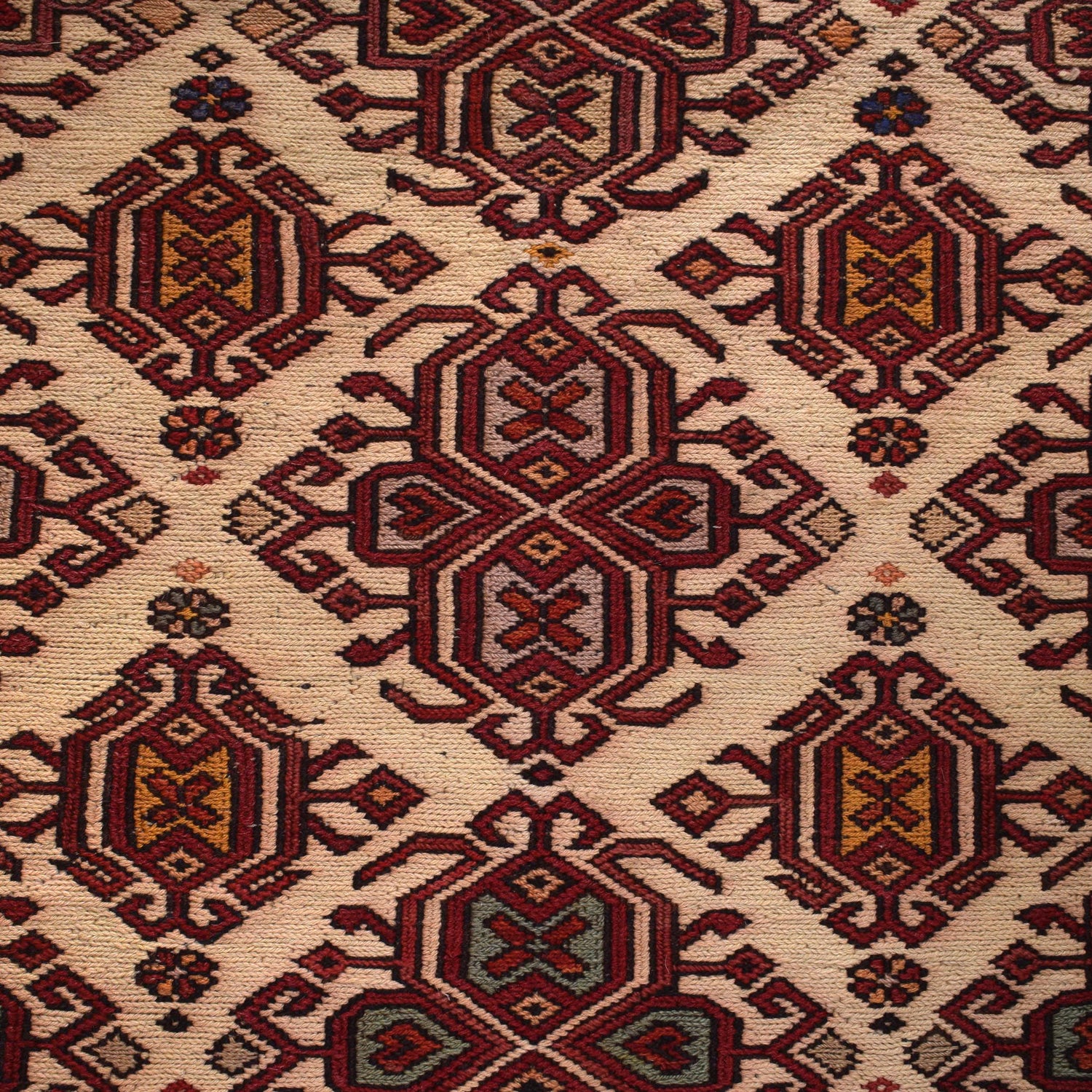 Maliki Kilim Area Rug Handmade Multi Floral 4x6 ft