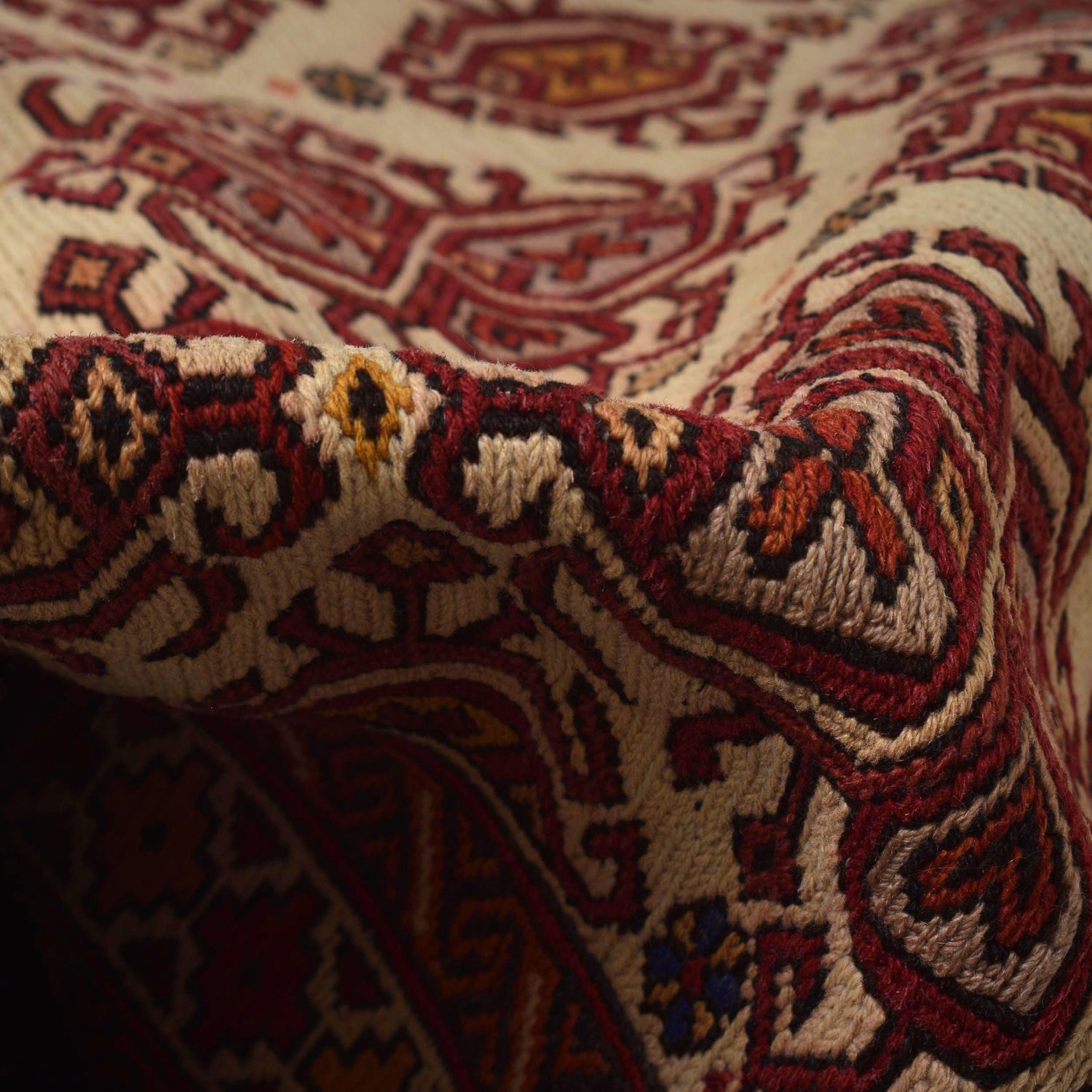 Maliki Kilim Area Rug Handmade Multi Floral 4x6 ft