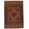 Maliki Kilim Area Rug Handmade Multi Floral 4x6 ft