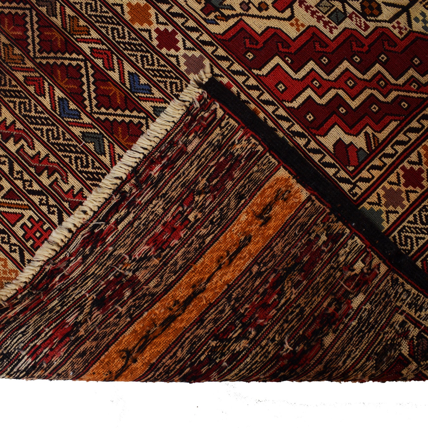 Maliki Kilim Area Rug Handmade Multi Floral 4x6 ft