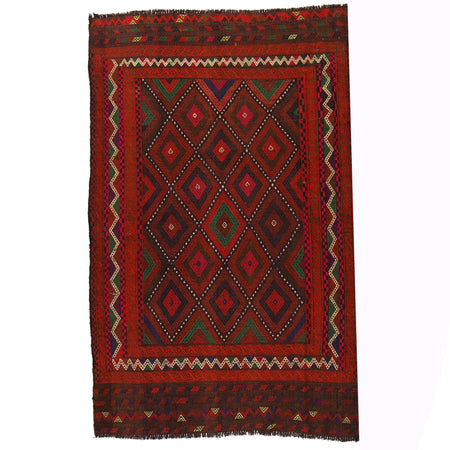 Suzuni Kilim Runner Handmade Multi 4x7 ft