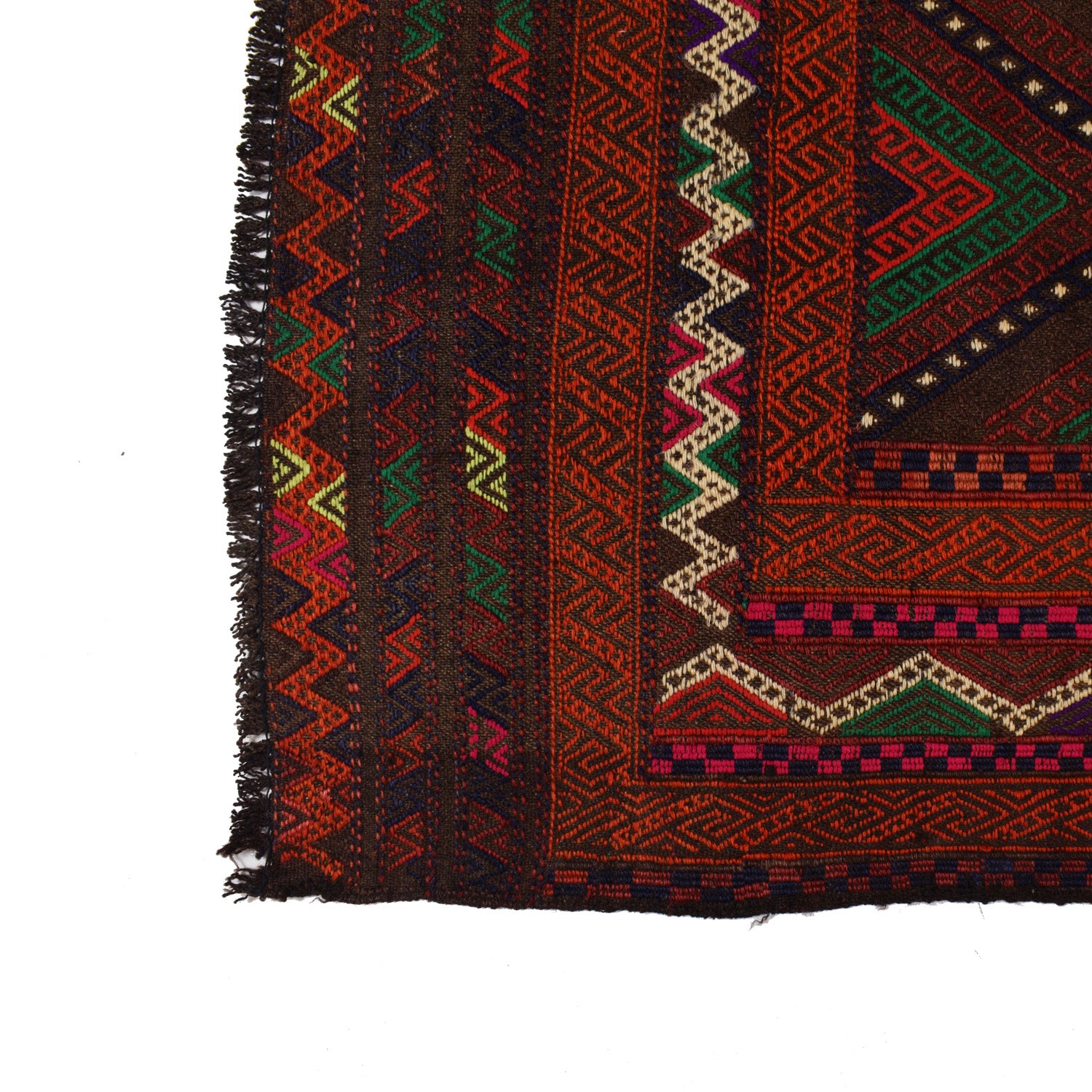 Suzuni Kilim Runner Handmade Multi 4x7 ft