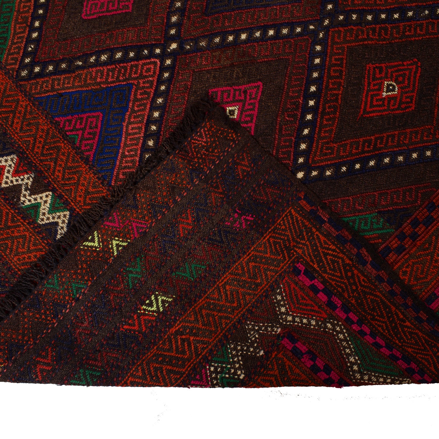 Suzuni Kilim Runner Handmade Multi 4x7 ft