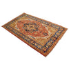 Heriz Area Rug Handmade Multi Medallion 4x6 ft