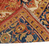 Heriz Area Rug Handmade Multi Medallion 4x6 ft