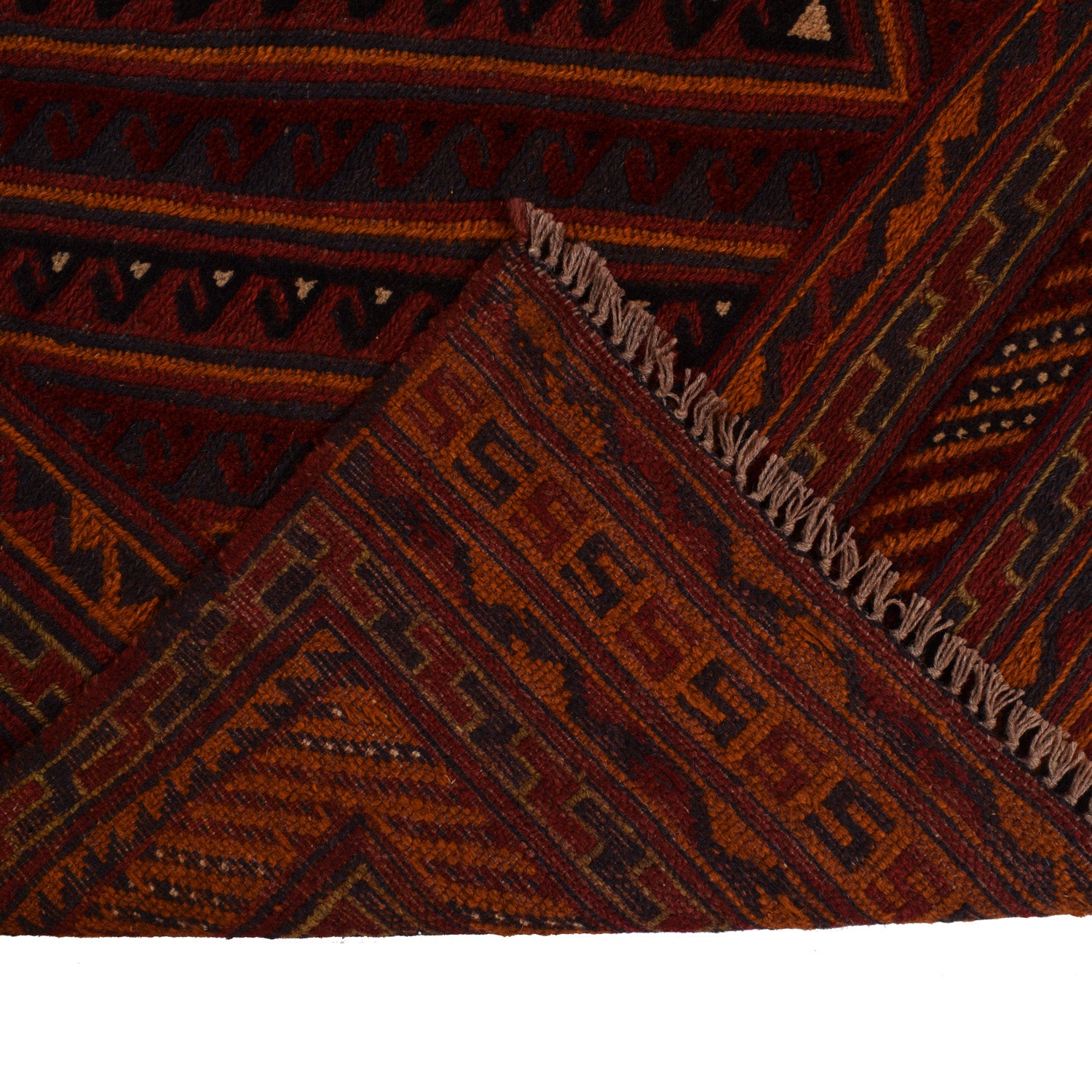 Mashwani Runner Rug Handmade Multi Geometric 5x6 ft