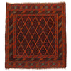 Mashwani Runner Rug Handmade Multi Geometric 4x4 ft