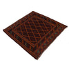 Mashwani Runner Rug Handmade Multi Geometric 4x4 ft