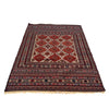Maliki Kilim Area Rug Handmade Multi Floral 4x6 ft