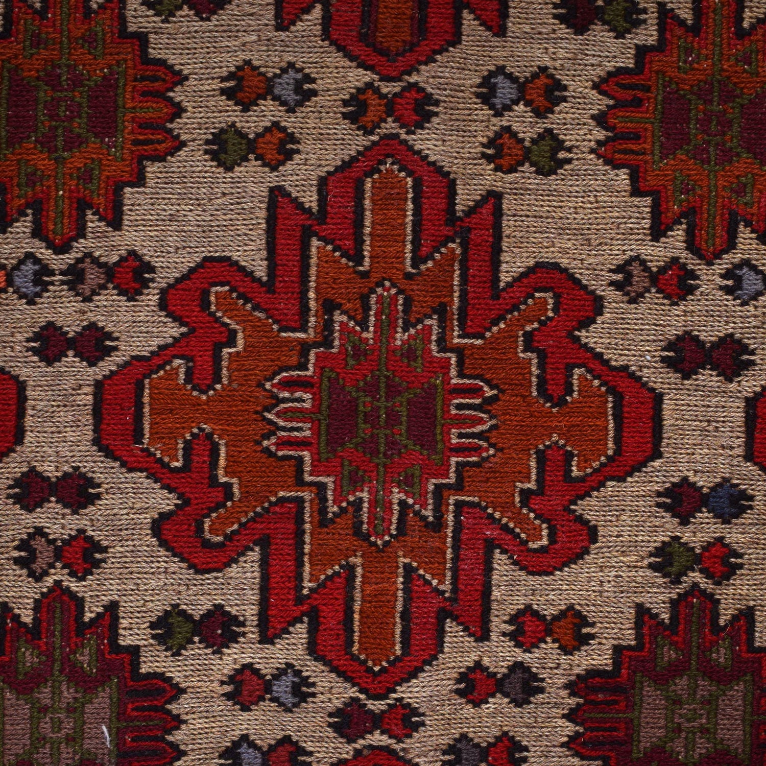 Maliki Kilim Area Rug Handmade Multi Floral 4x6 ft
