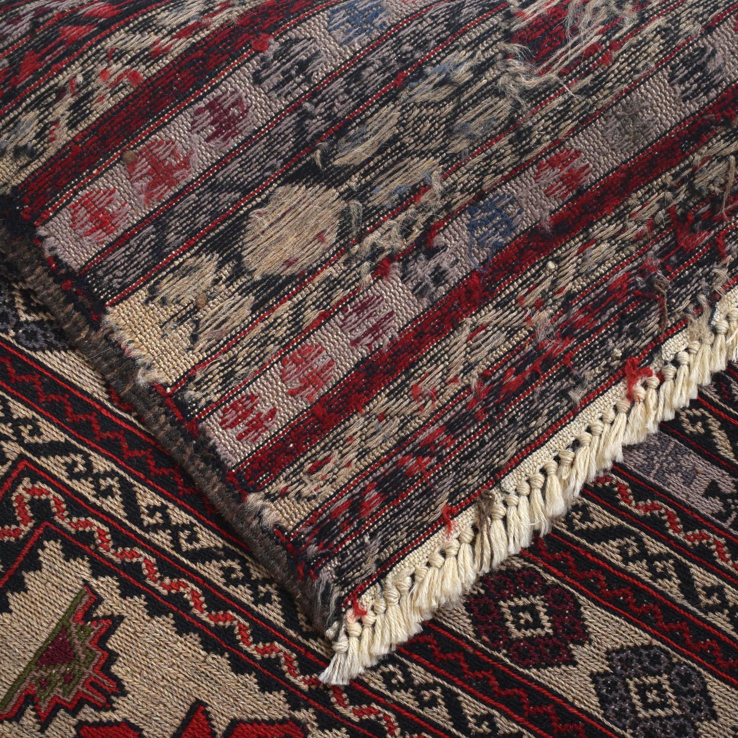 Maliki Kilim Area Rug Handmade Multi Floral 4x6 ft