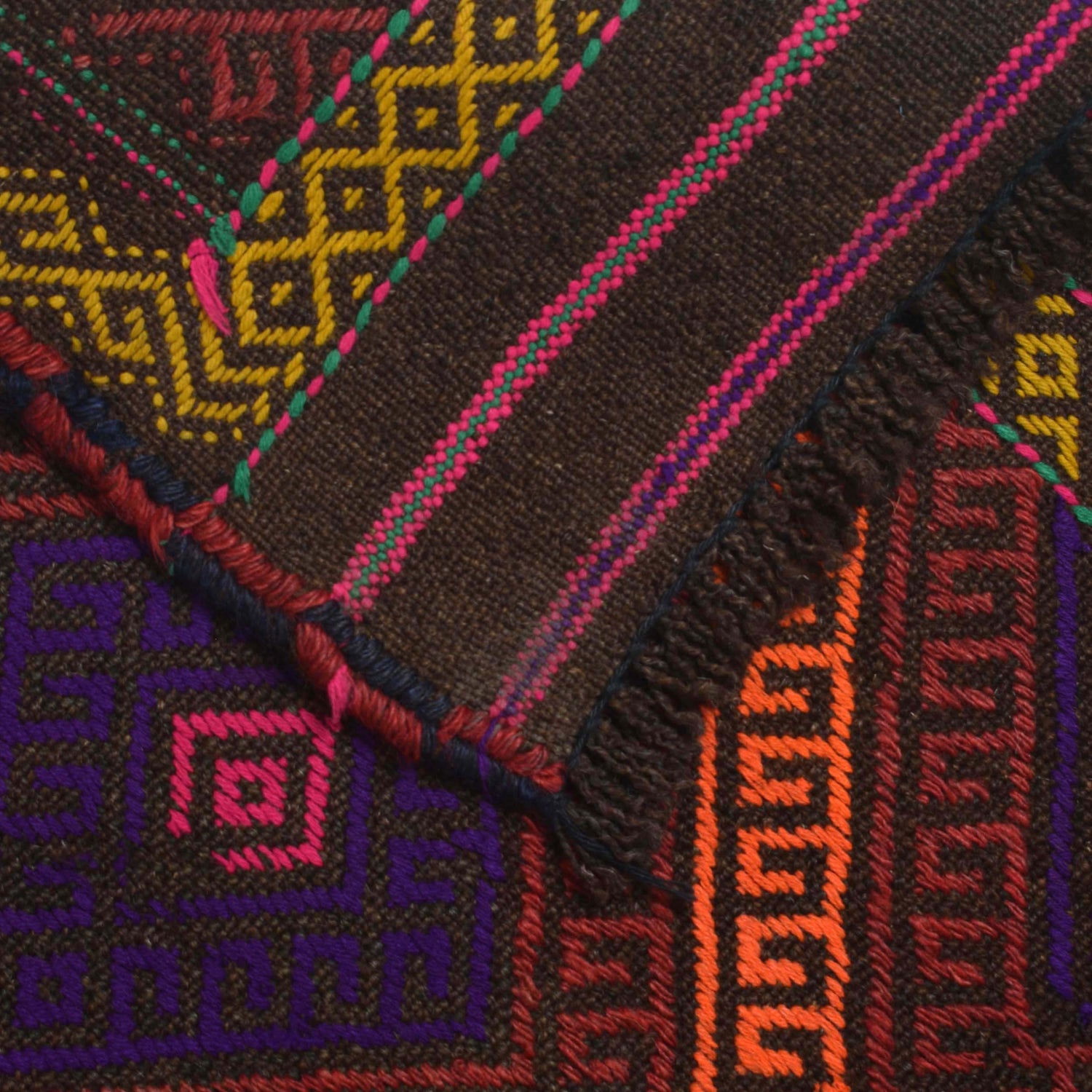 Suzuni Kilim Runner Handmade Multi 8' Runner