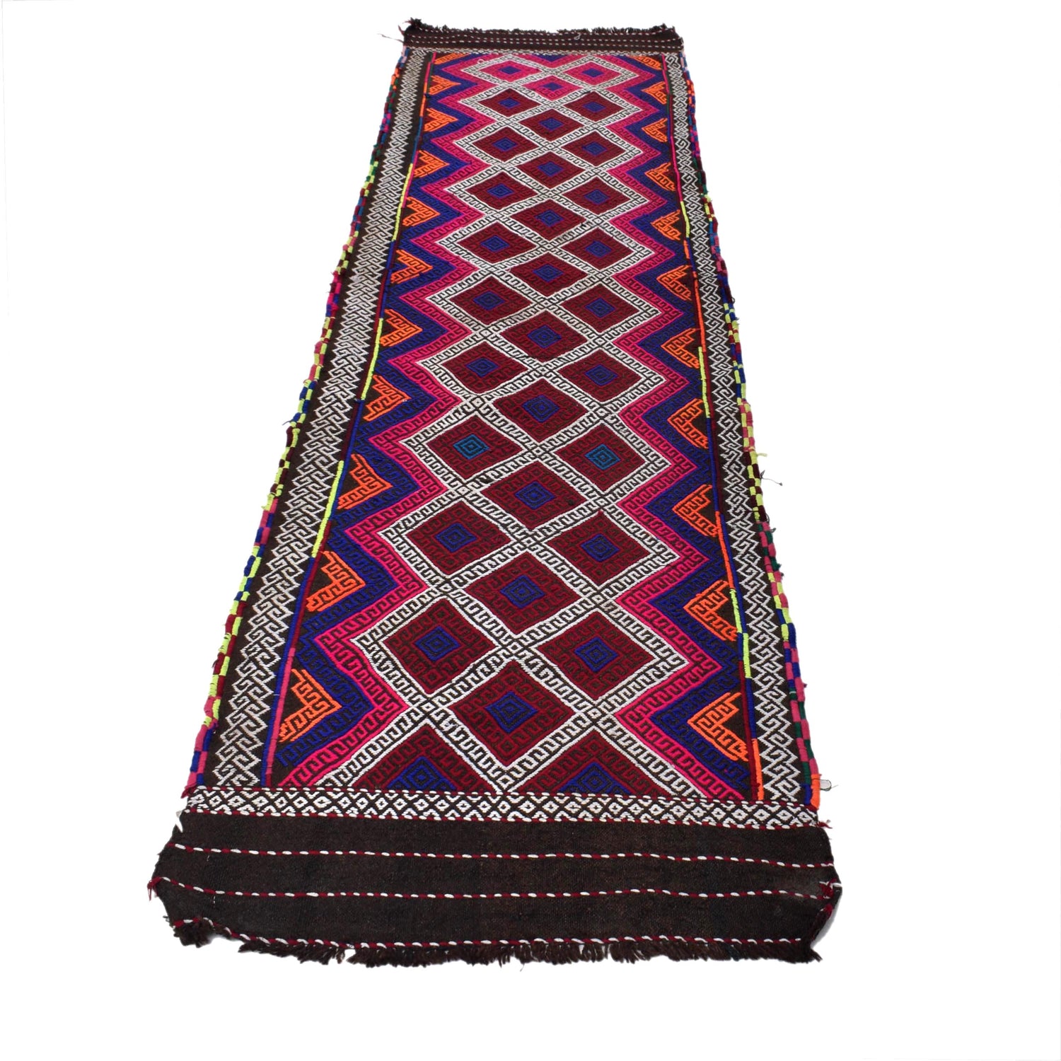 Suzuni Kilim Runner Handmade Multi 10' Runner