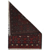 Handmade Wool Doormat Red Floral