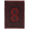 Handmade Wool Doormat Red Floral