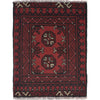 Handmade Wool Doormat Red Floral