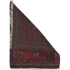 Handmade Wool Doormat Red Floral