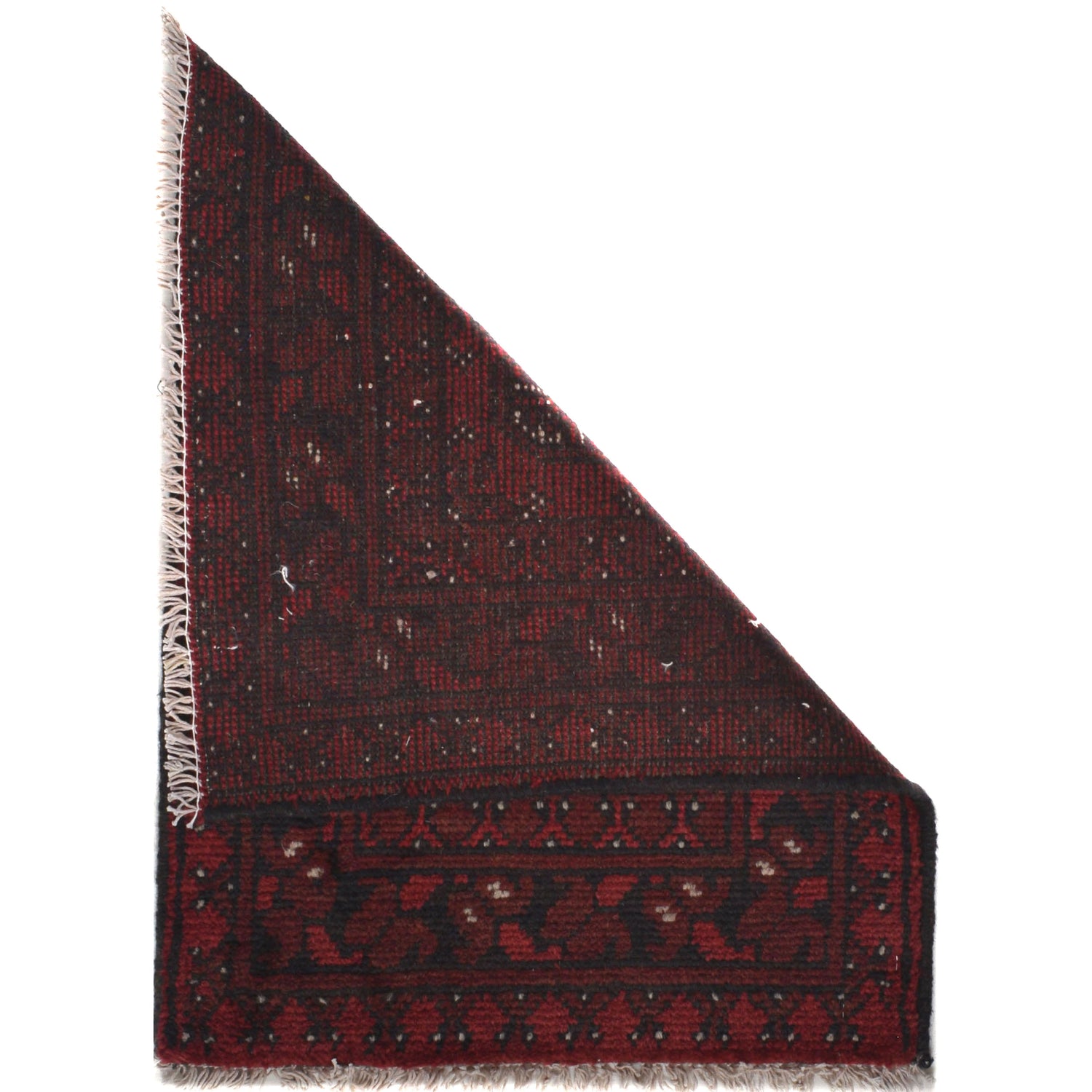 Handmade Wool Doormat Red Floral